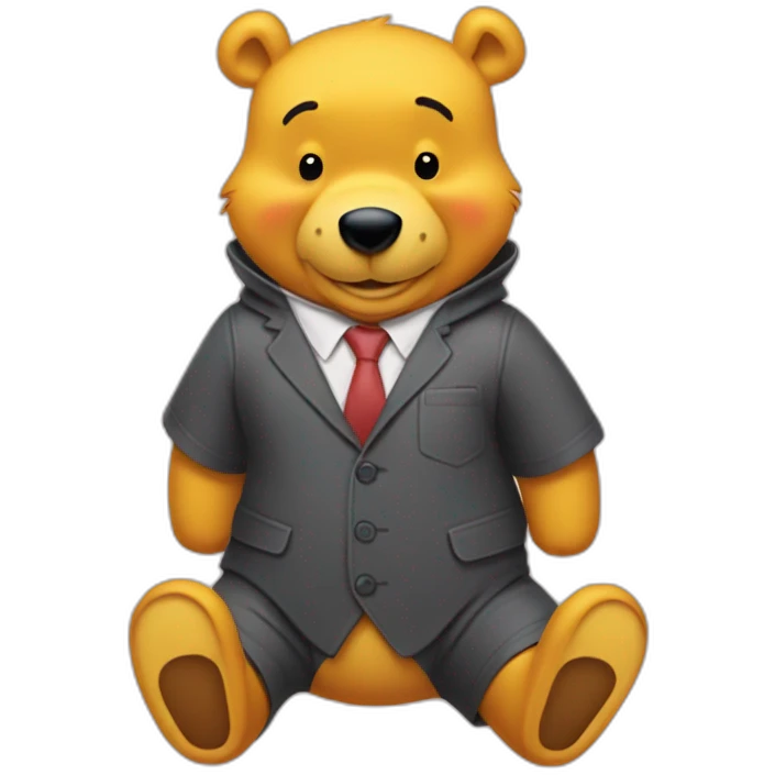 Winnie the pooh suit emoji