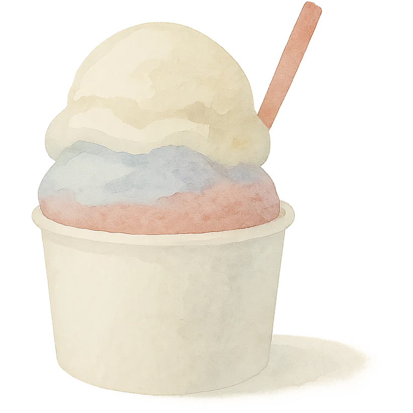 ice cream in a cup emoji