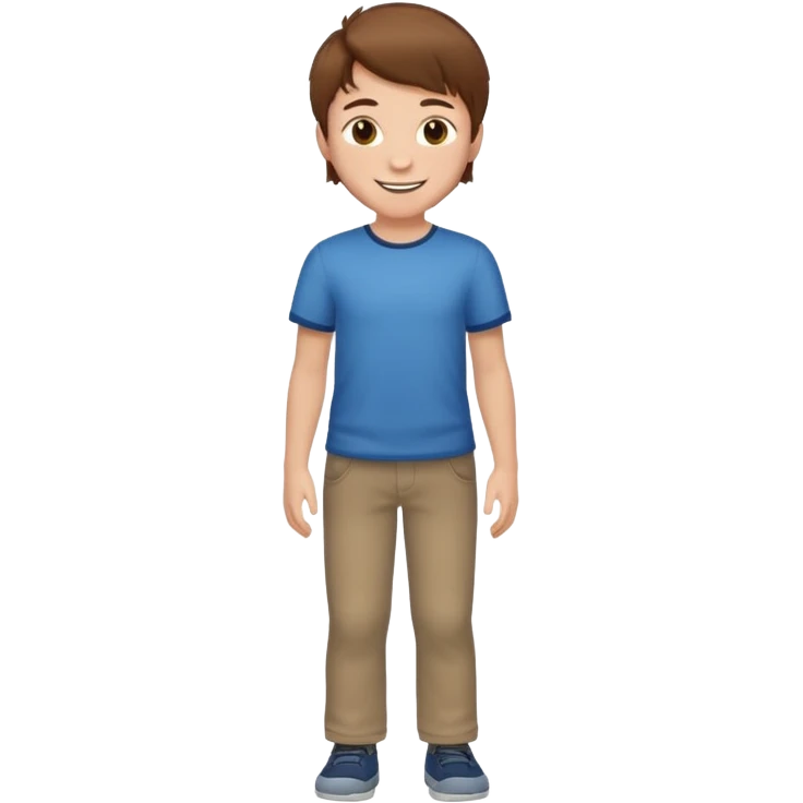 Boy with no clothes on full body emoji