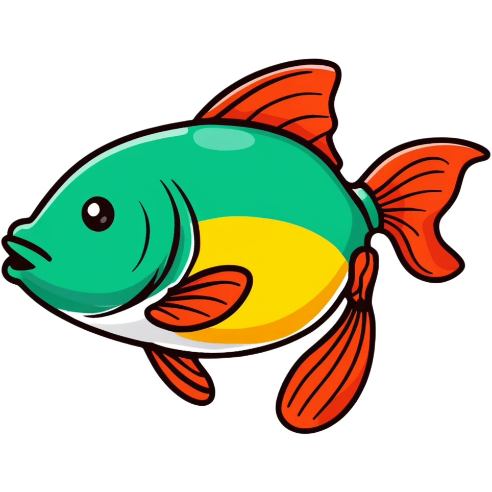 colorful fish emoji