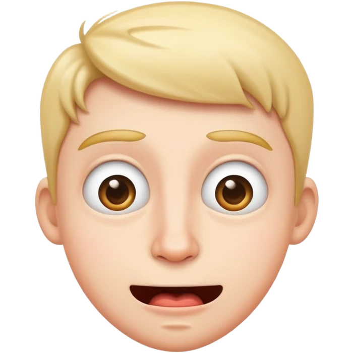 Funny face emoji
