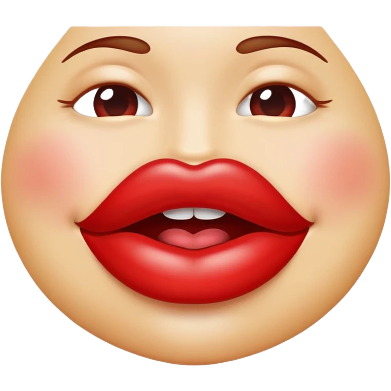 Lip biting emoji emoji