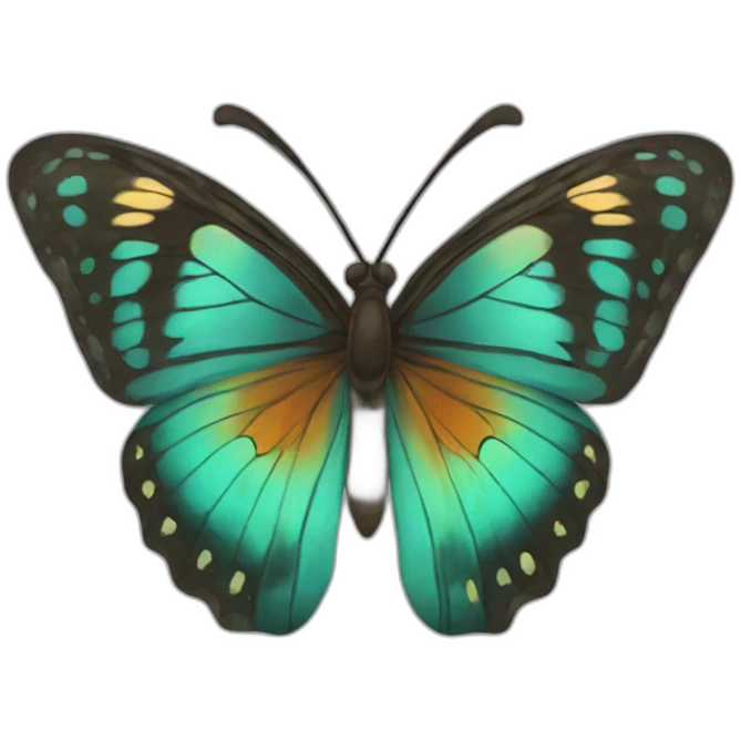 Trippy buterfly emoji