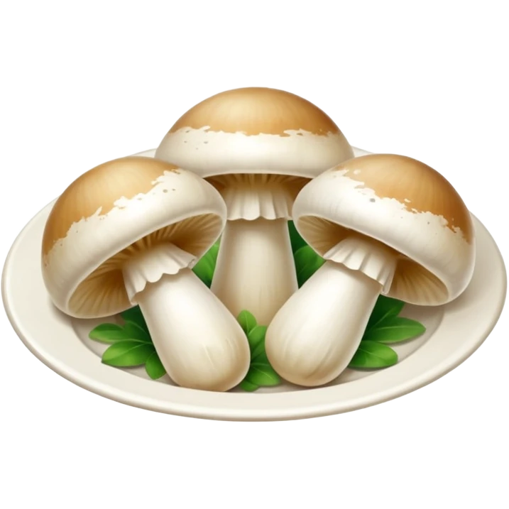 3 champignons on the plat emoji