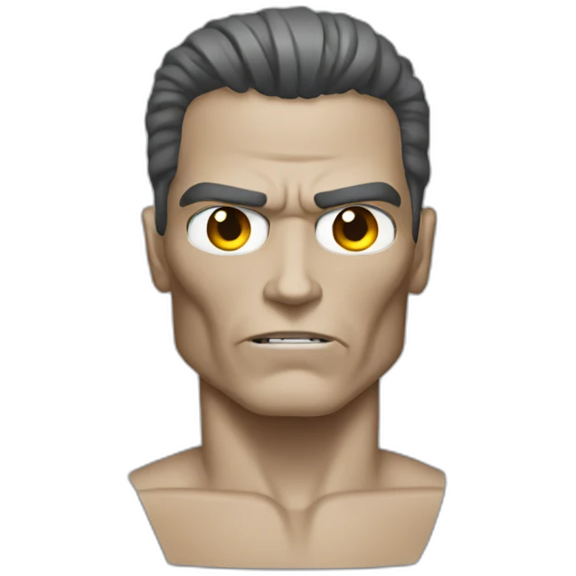 Terminator without skin emoji