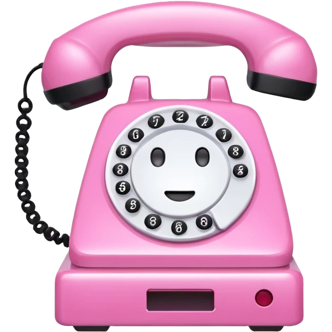 pink caller id emoji