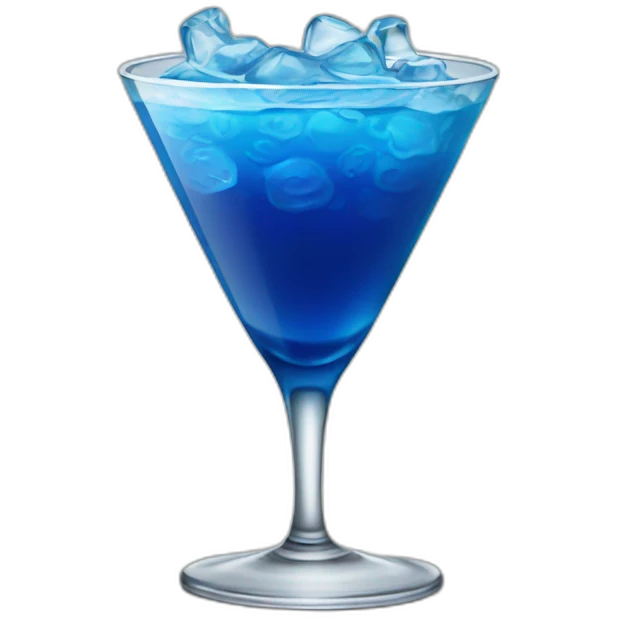 drink blue emoji