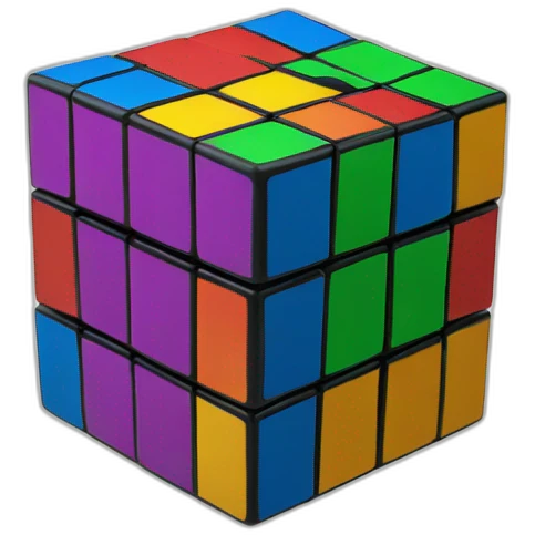 Rubik's cube emoji