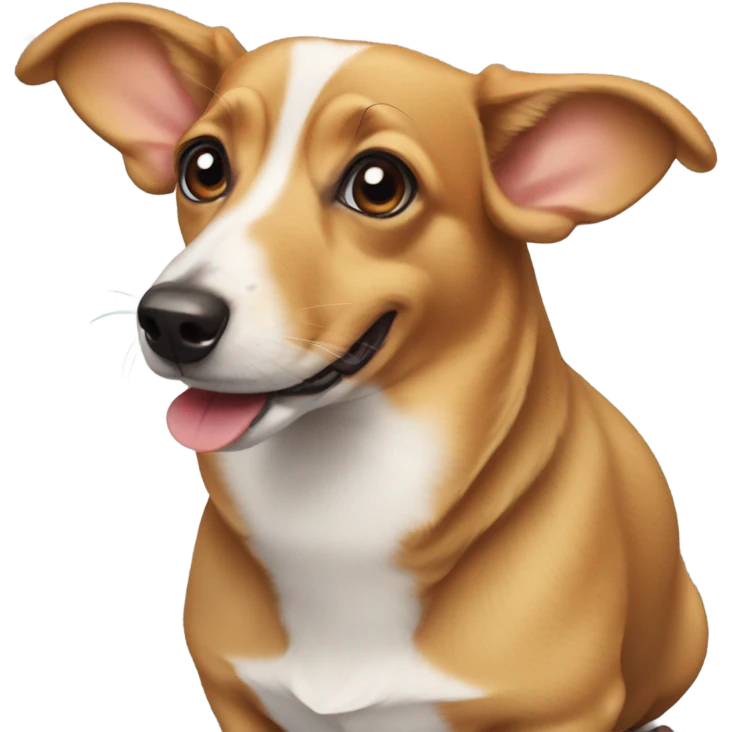 Dachshund corgi mix dog  emoji
