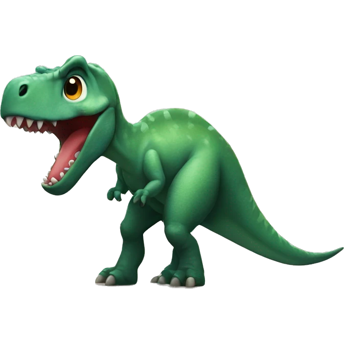 Dinosaur in love emoji