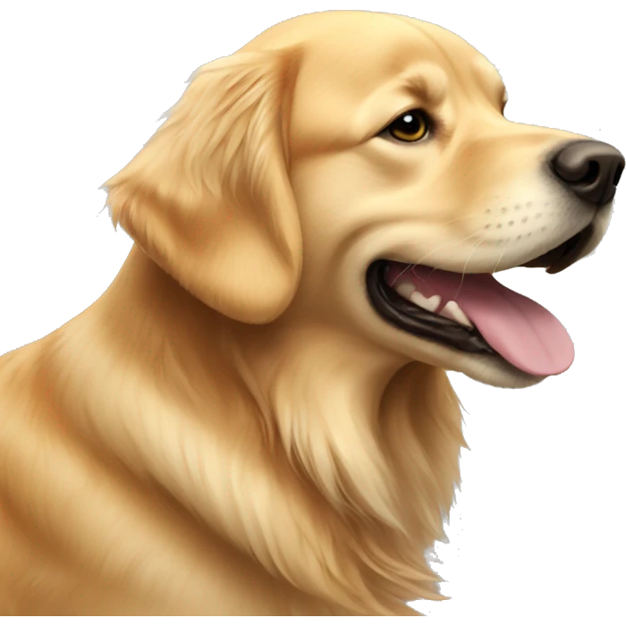 golden retriever emoji
