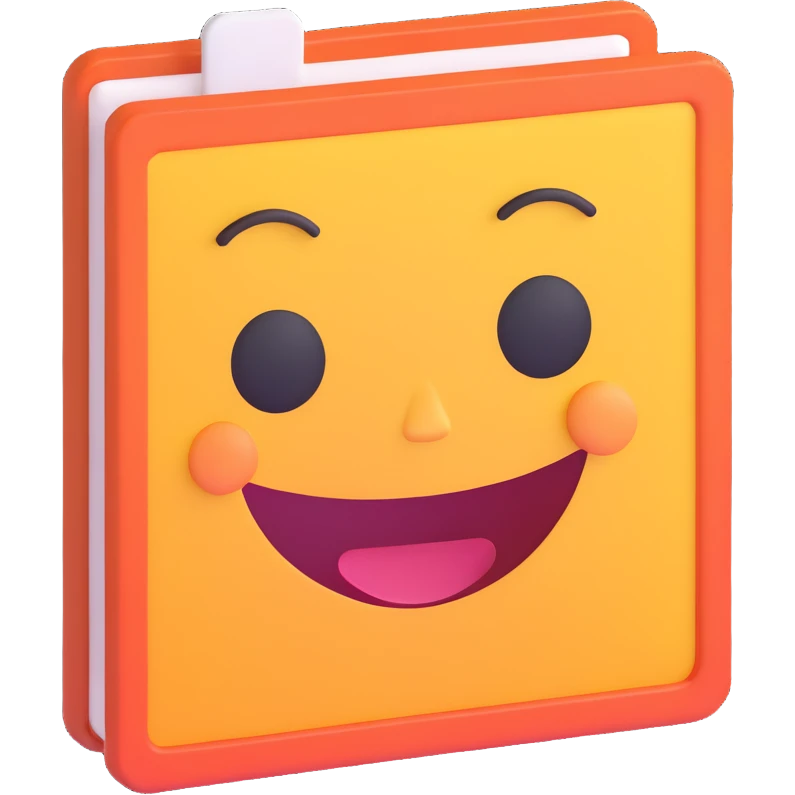 A funny checkbox emoji