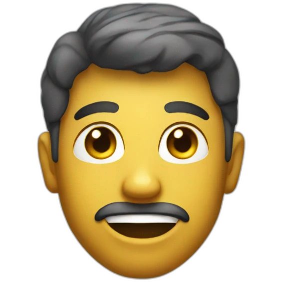 glittering face emoji