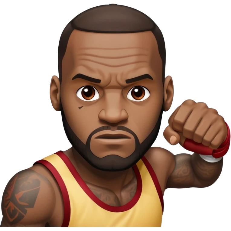 LeBron James punch emoji