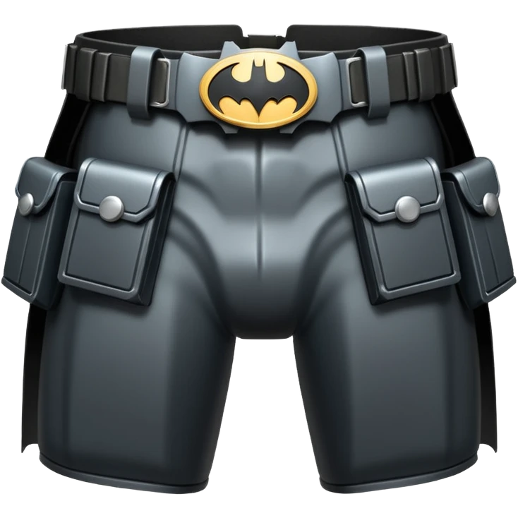 Batman's utility belt, detailed emoji