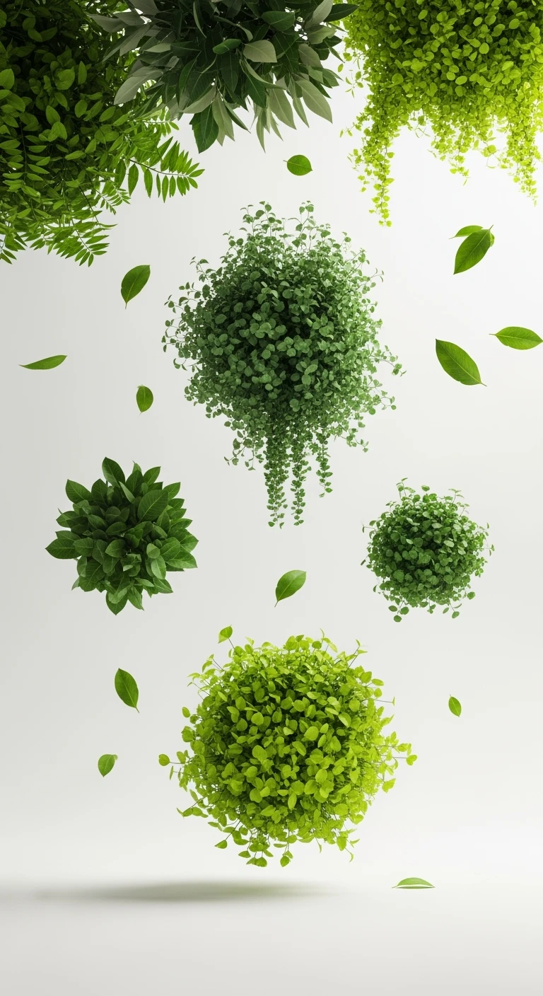 VERDURE FLUTTUANO IN ARIA, iperrealistico 4k, ISOLATA SU SFONDO BIANCO emoji