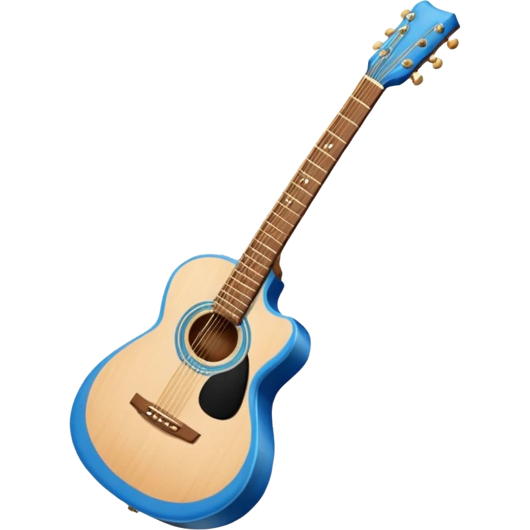 Blue guitar 🎸 emoji
