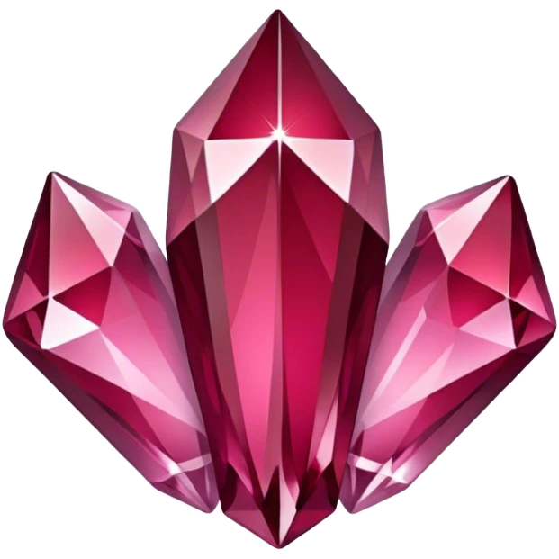 Crystals Burgundy emoji