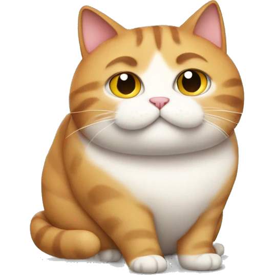 very fat cat emoji