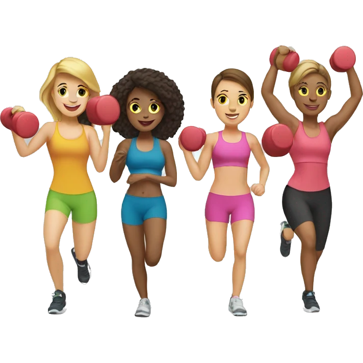 MARKETING TEAM MAKING FITNESS emoji