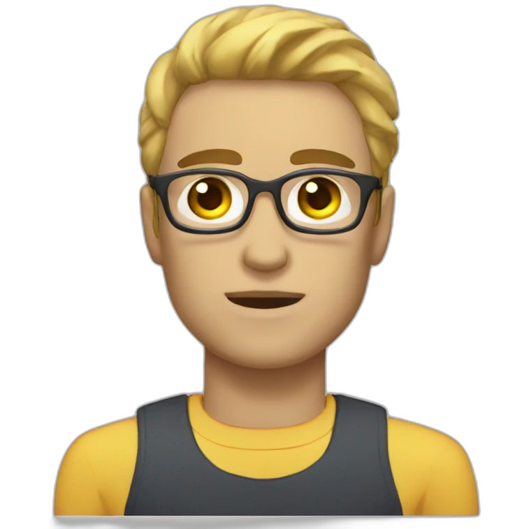 Persona que se muerde el labio emoji