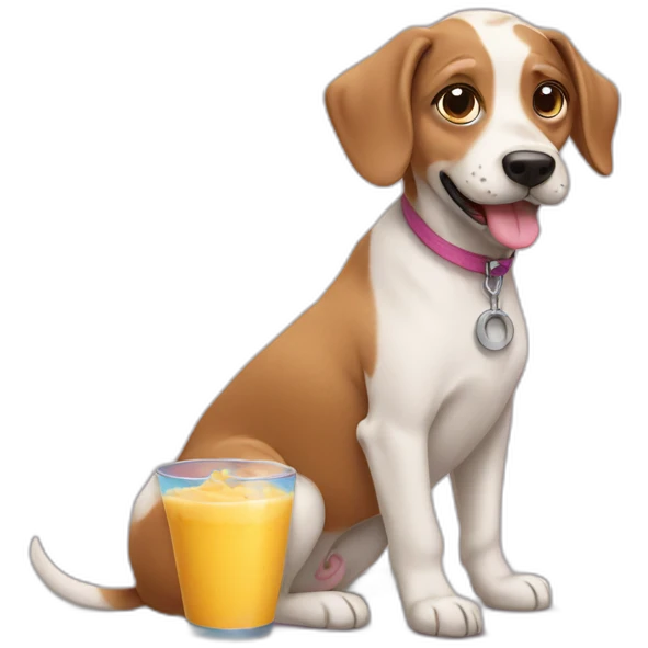 smoothy dog emoji