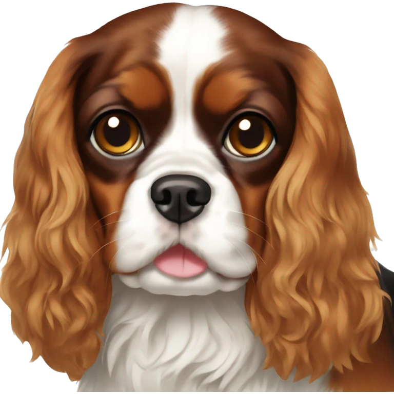 King Charles cavalier emoji