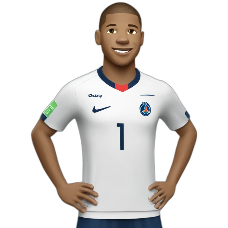 Célébration mbappe emoji