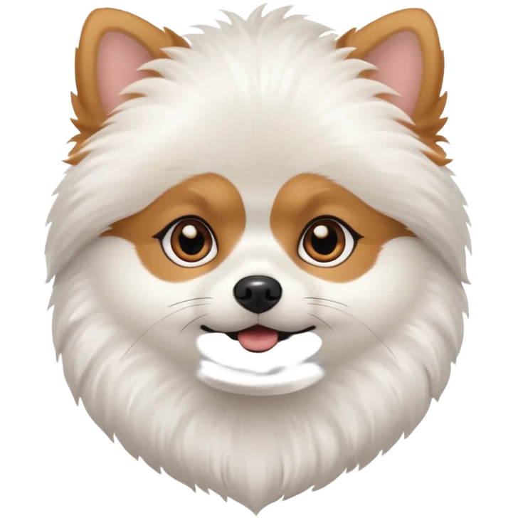 white pomerania emoji