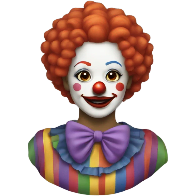 lesbian clown emoji