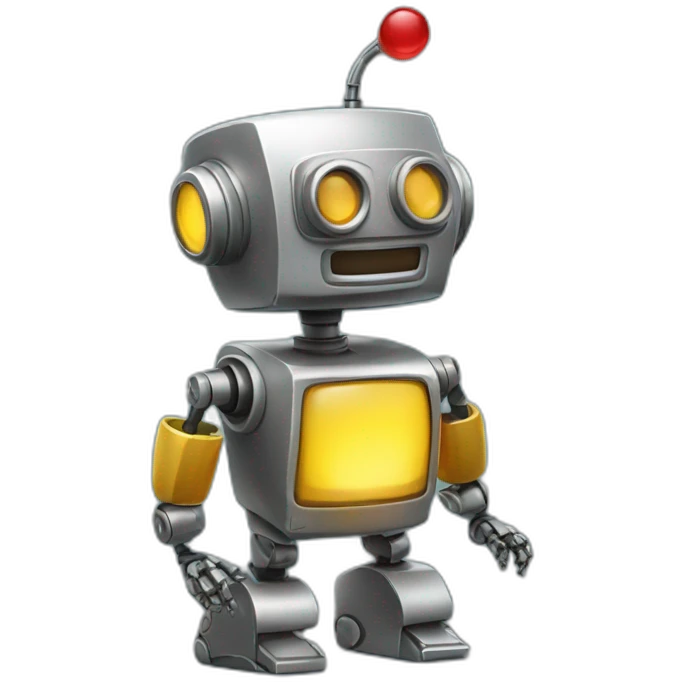 partying robot emoji