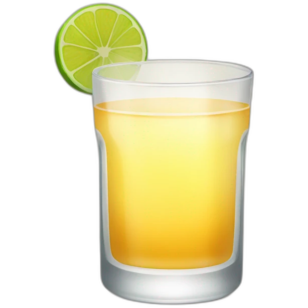glass of tequila emoji