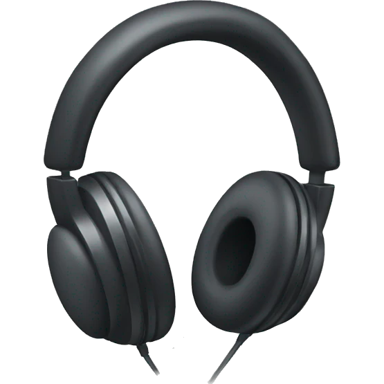 headphones with cord emoji