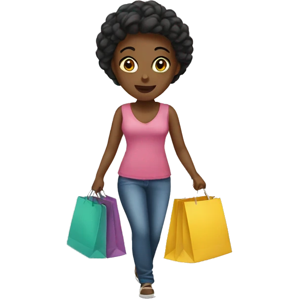 Women shopping  emoji