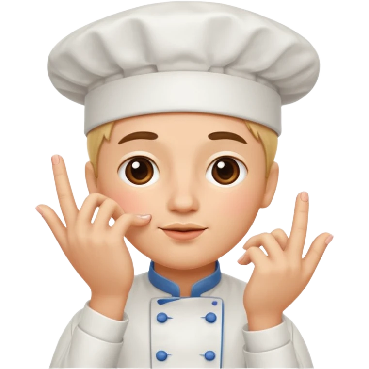 A chef’s kiss emoji