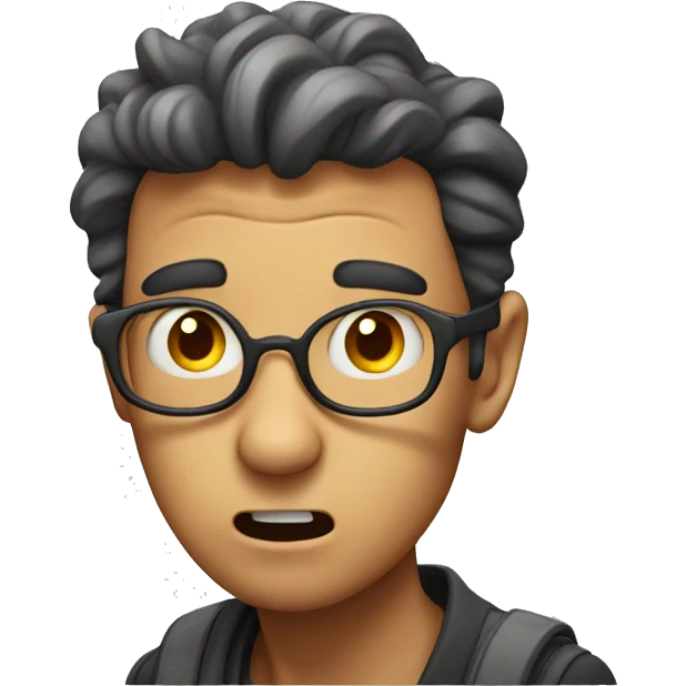 astonished man emoji