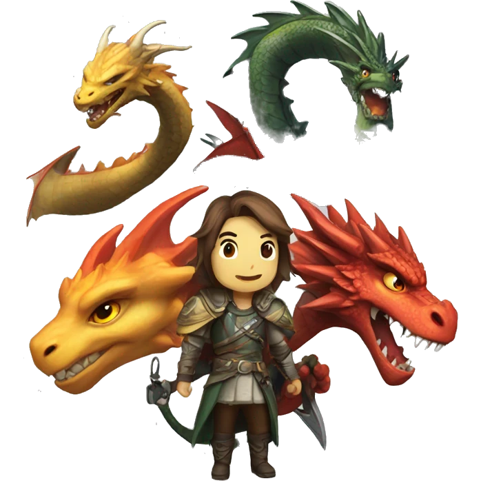 gaming images plus dragons emoji