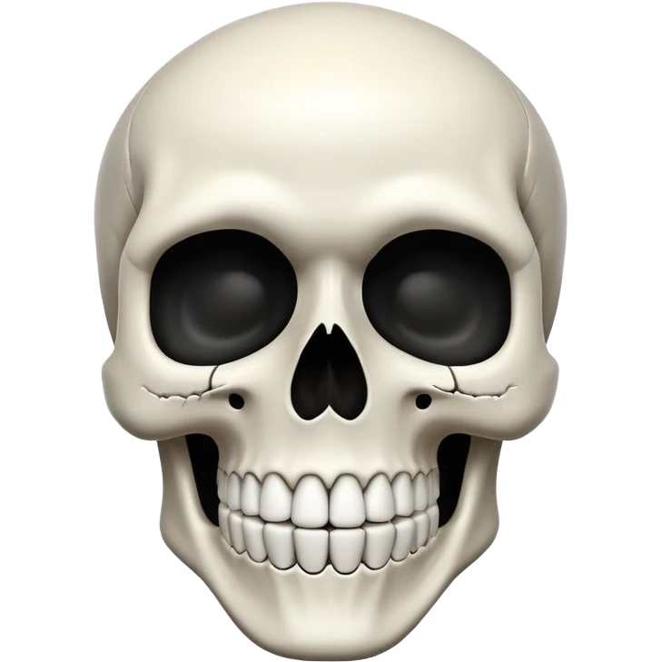 smiling skull face emoji