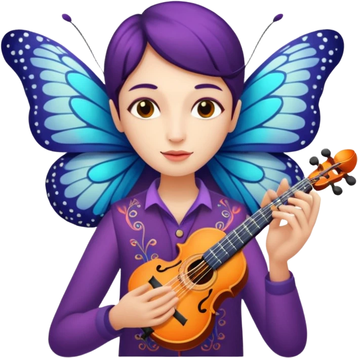 Musician Butterfly emoji