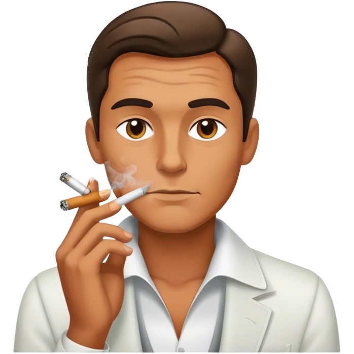 Man smoking emoji