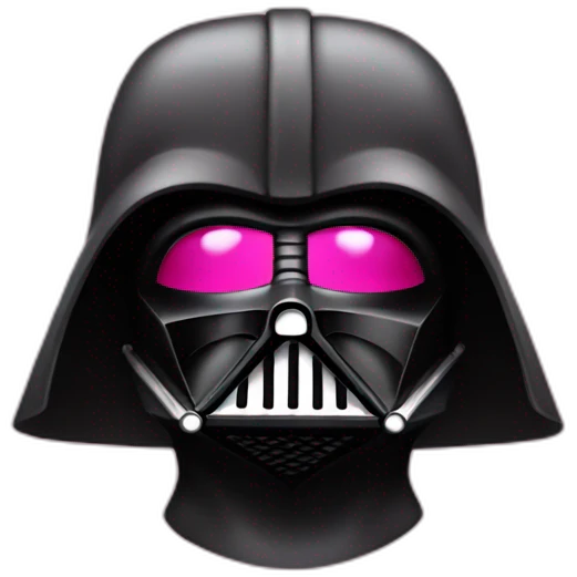 pink darth vador emoji