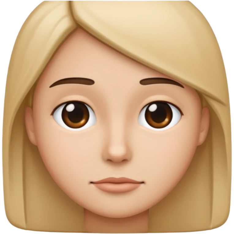 fix the face straight  emoji