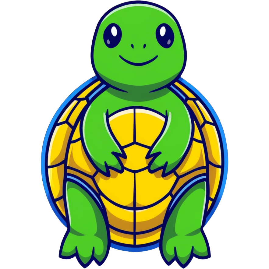 powerful turtle god with cosmic shell emoji