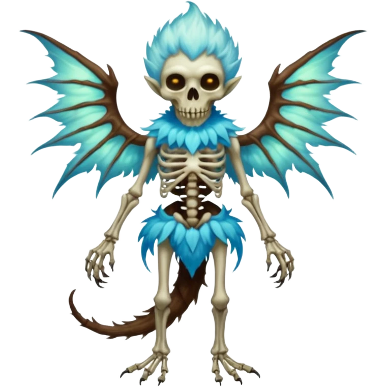 Draconian Faerie Elvish Giant Dwarfed Zombiefied Vampiric Spectral Ghostly Ghoulish Skeletal Furry Fuzzy Fluffy Feathery Translucent Transparent Luminescent Bioluminescent, full body emoji