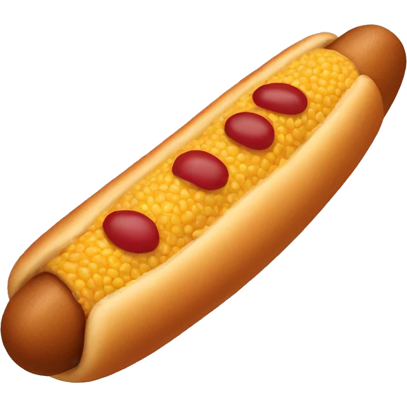 Corn dog  emoji