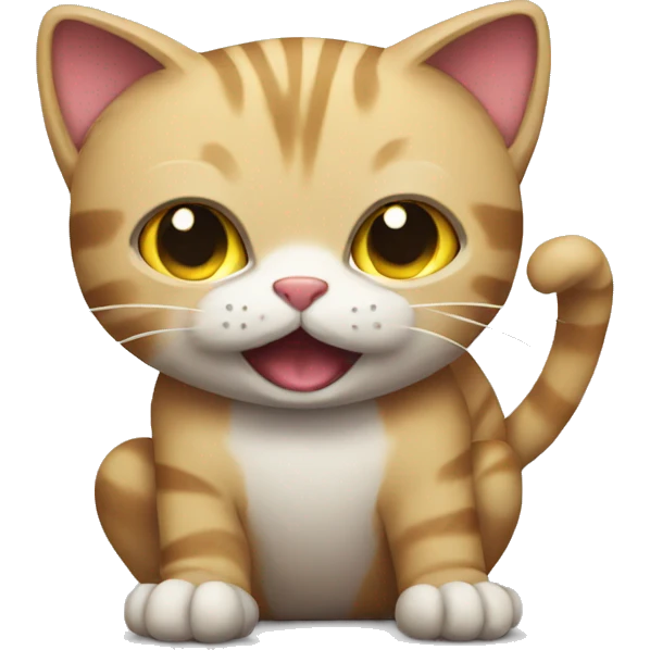 Cat playing games emoji