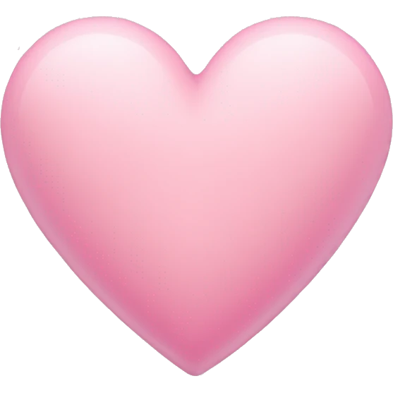 Pink Pastel Heart emoji