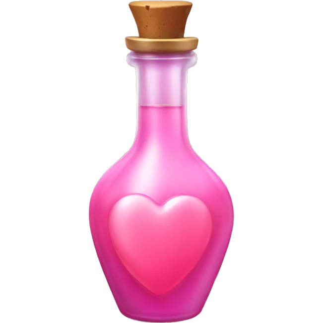 pink heart potion emoji
