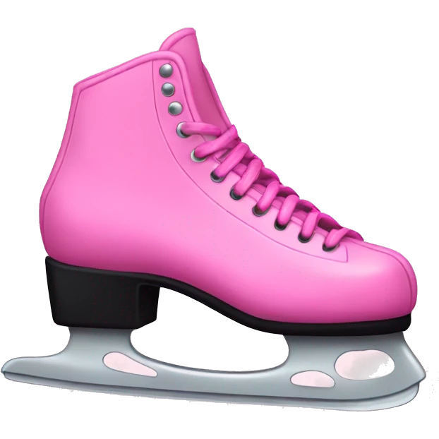 Pink skates emoji