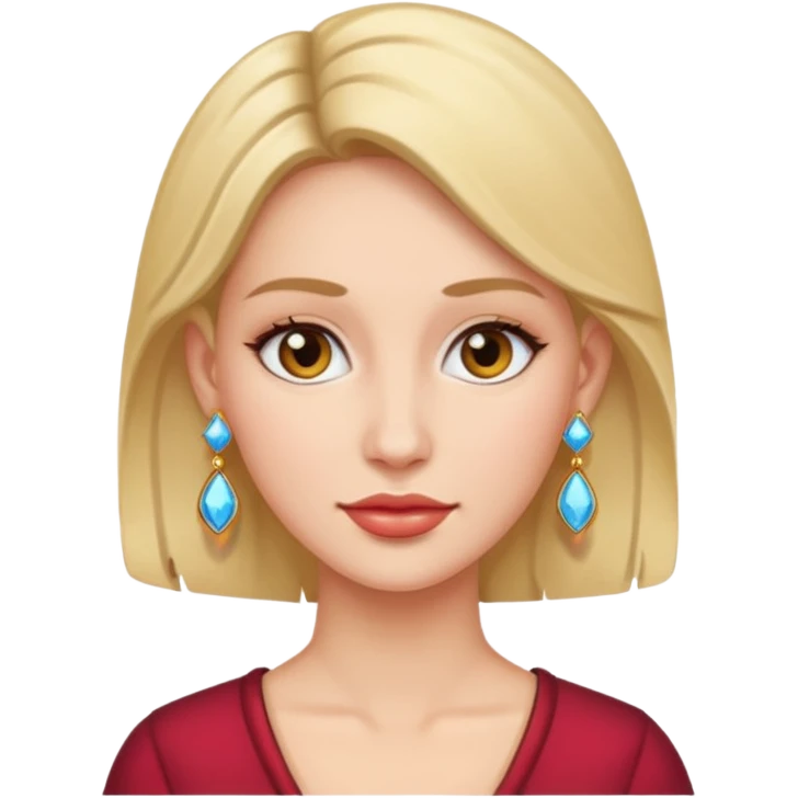 woman with earing emoji